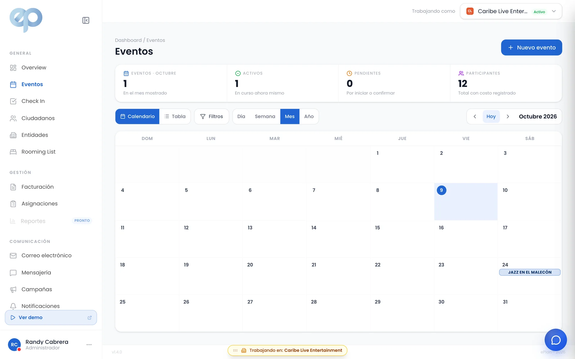 Calendario